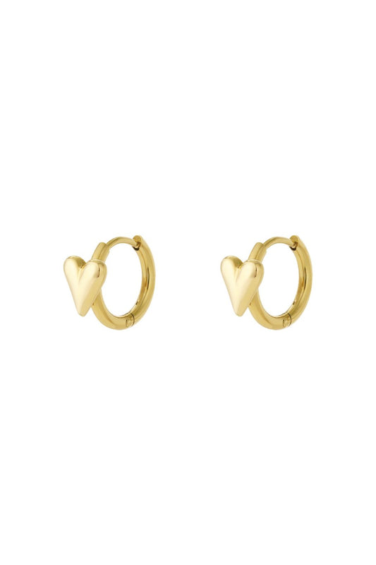 Oorbellen ♡ Mini Heart Hoop