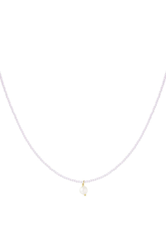 Ketting ♡ Fancy Pearl Roze
