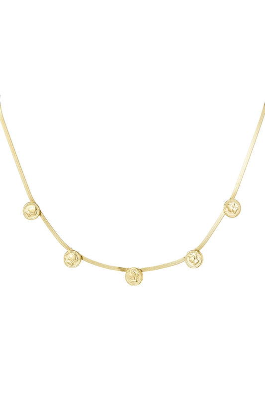 Ketting ♡ Flat Coins