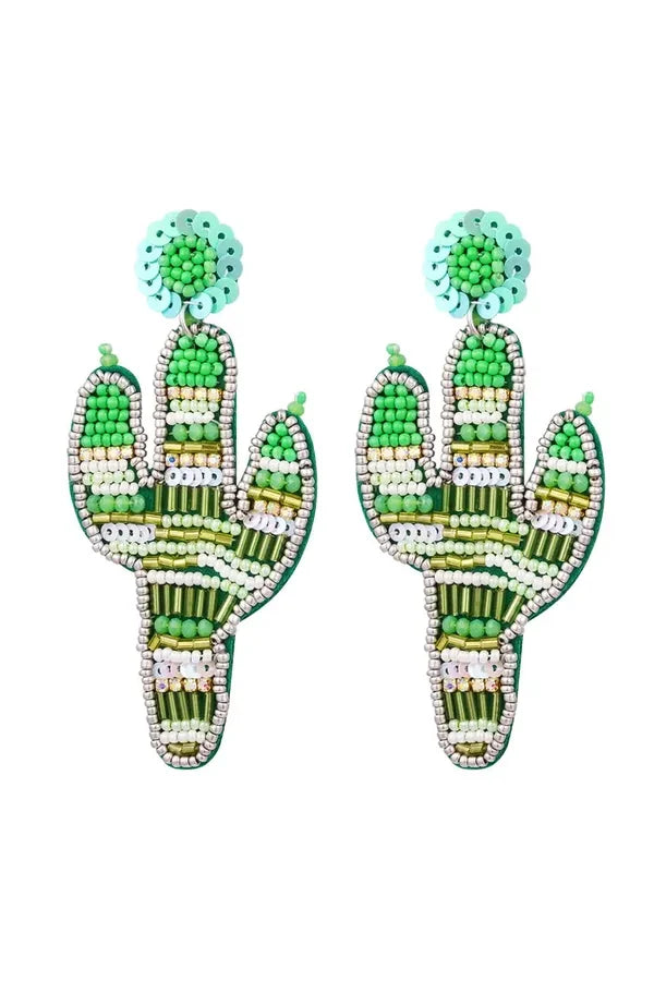 Oorbellen ♡ Green Cactus