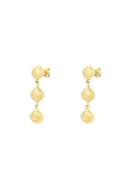 Oorbellen ♡ Shell Trio