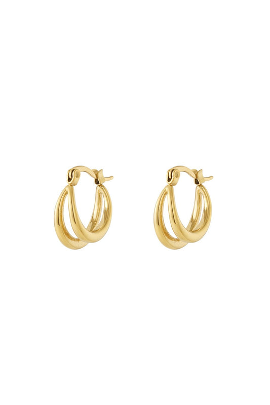 Oorbellen ♡ Small Double Hoop