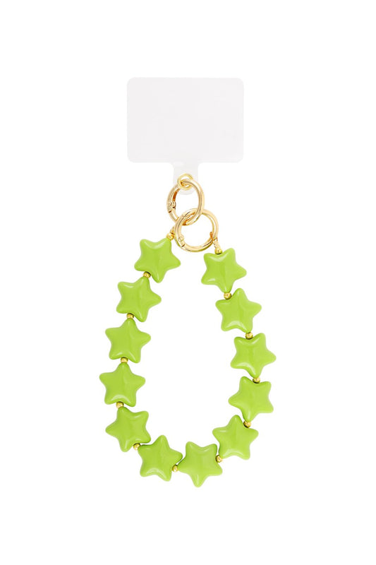 Telefoonkoord ♡ Stars Groen