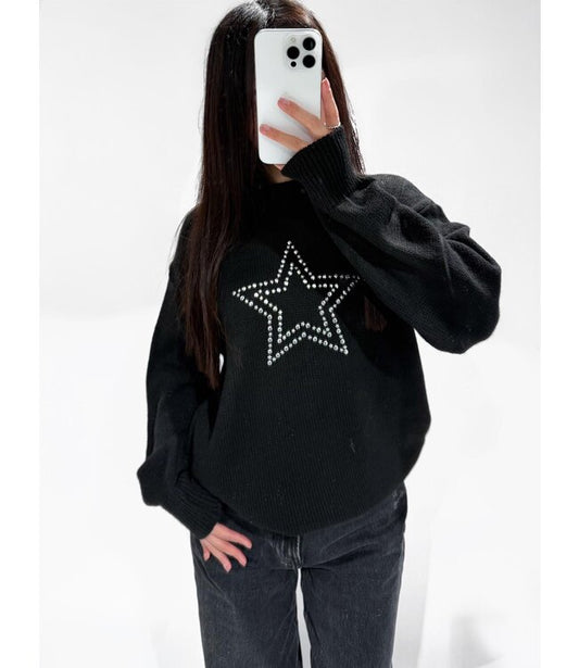 Sweater ♡ Star Zwart